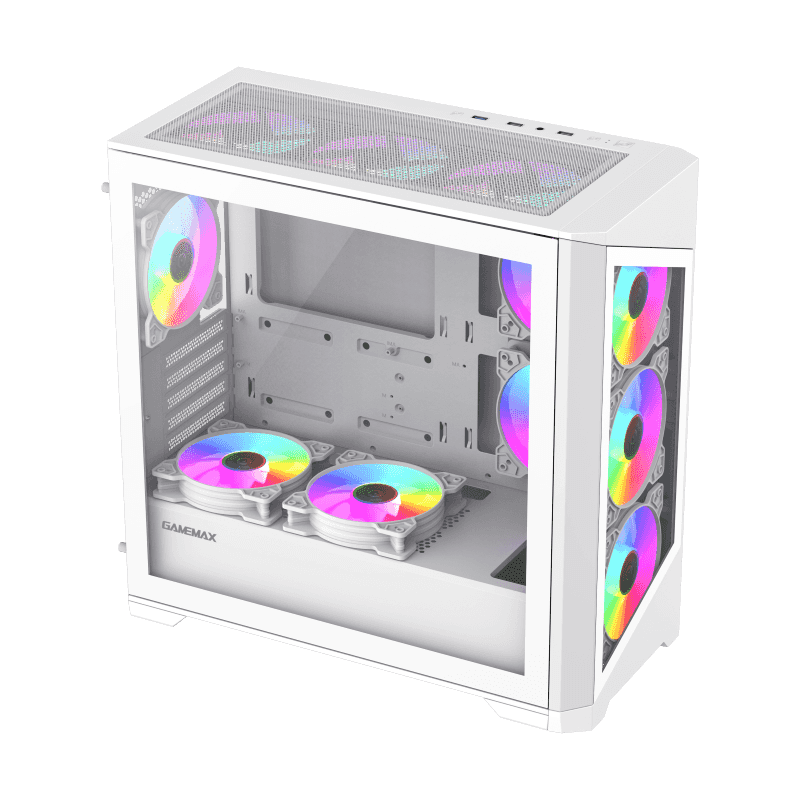 GAMEMAX Destroyer TGW MATX White GAMING CASE GAMEMAX Destroyer TGW MATX White GAMING CASE
